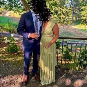 Green Sabina Musayev maxi dress